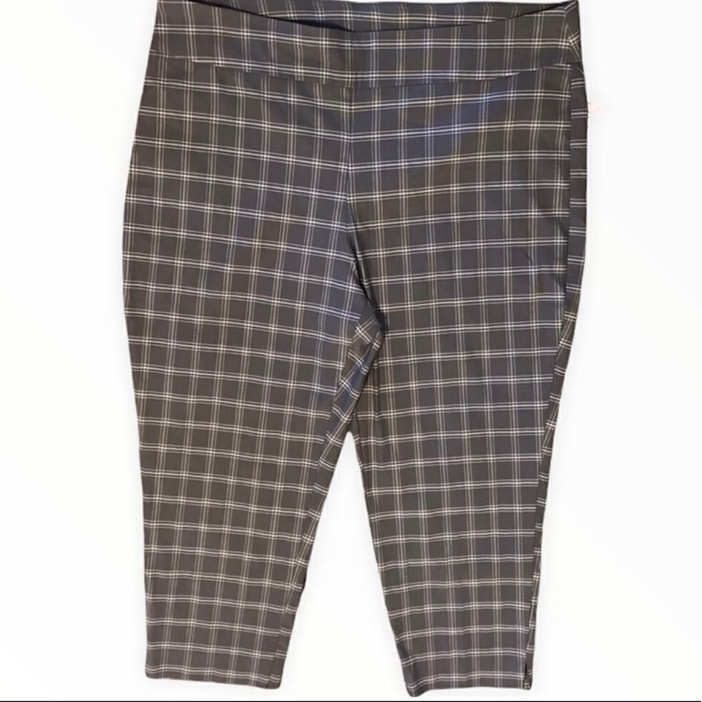 Molly & Isadora NWT 26W Grey & White Pants